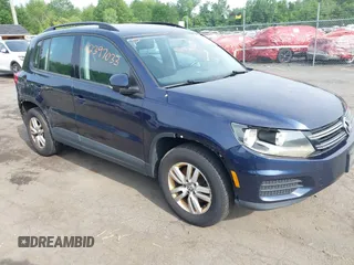2015 Volkswagen Tiguan S z VIN WVGBV7AX8FW503114, wystawiony jako IAAI lot #42397033 z przebiegiem 200 658 mil mil oraz . Historia ofert i sprzedaży dostępna na DreamBid. Obrazek 1.