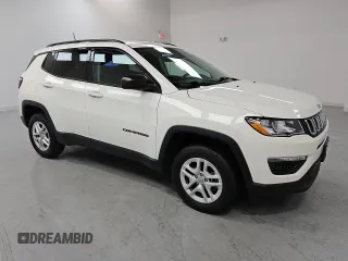 2018 Jeep Compass Sport z VIN 3C4NJDAB1JT306171, wystawiony jako Copart lot #55169745 z przebiegiem 54 489 mil mil oraz Czysty tytuł • Clean title. Historia ofert i sprzedaży dostępna na DreamBid. Obrazek 4.