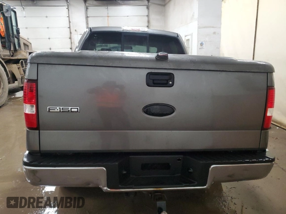 2006 Ford F-150 XLT with VIN 1FTPW14586FB79905, listed as a Copart auction lot 85707984 with 196,039 mi miles and Salvage title. Bid and sale history available at DreamBid. Image 6.