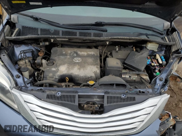 2015 Toyota Sienna Ltd with VIN 5TDDK3DC2FS095104, listed as a Copart auction lot 49698575 with 234,402 mi miles and Salvage Title. Bid and sale history available at carsss.com. Image 12.
