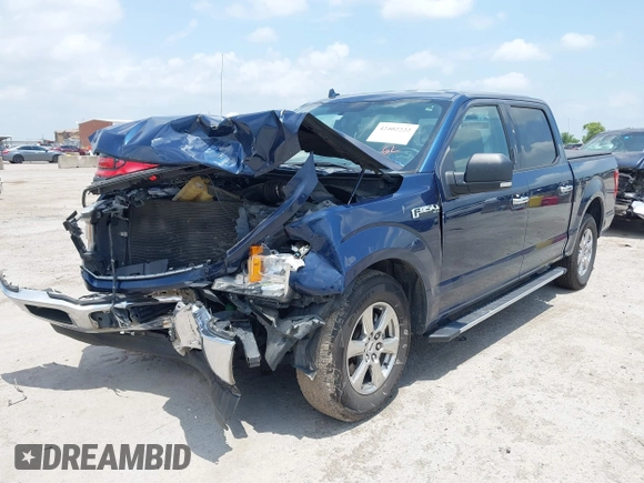 2018 Ford F-150 XL with VIN 1FTEW1C58JKD53884, listed as a IAAI auction lot 42402222 with 159,330 mi miles and . Bid and sale history available at DreamBid. Image 17.