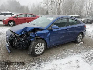 2021 Hyundai Accent SE with VIN 3KPC24A6XME142290, listed as a Copart auction lot 45338855 with 14,851 mi miles and Salvage Title. Bid and sale history available at carsss.com. Image 1.