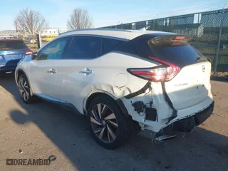 2015 Nissan Murano SL with VIN 5N1AZ2MH5FN202281, listed as a IAAI auction lot 41758376 with 142,594 mi miles. Bid and sale history available at carsss.com. Image 3.