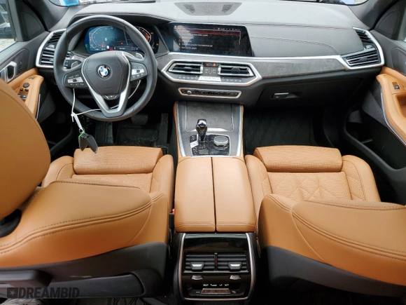 2023 BMW X5 xDrive40i with VIN 5UXCR6C02P9R52472, listed as a Copart auction lot 51175545 with 30,152 mi miles and Salvage Title. Bid and sale history available at carsss.com. Image 8.