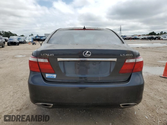 2009 Lexus LS 460 with VIN JTHBL46F695084665, listed as a Copart auction lot 53698205 with 59,679 mi miles and Clean Title. Bid and sale history available at carsss.com. Image 6.