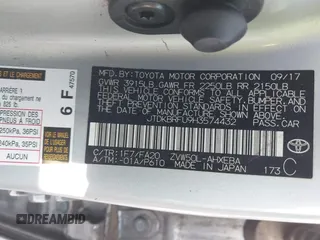 2017 Toyota Prius Two с VIN JTDKBRFU9H3574432, выставлен на аукционе IAAI как лот 41347091 с пробегом 104 419 миль миль и . История ставок и продаж доступна на DreamBid. Изображение 9.
