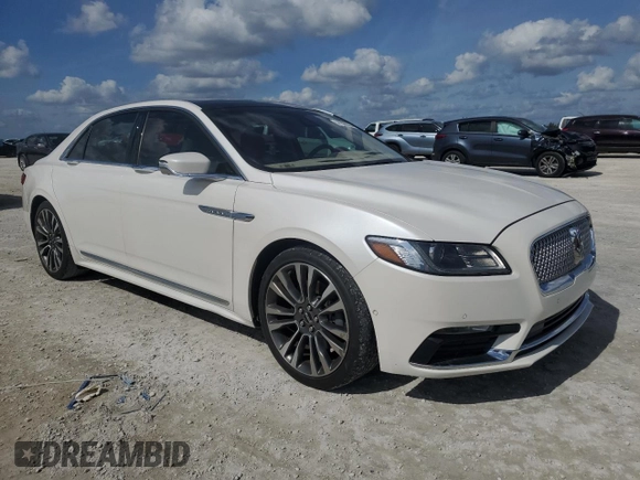2018 Lincoln Continental Reserve with VIN 1LN6L9RP9J5610243, listed as a Copart auction lot 77880384 with 48,385 mi miles and Salvage Title. Bid and sale history available at carsss.com. Image 4.