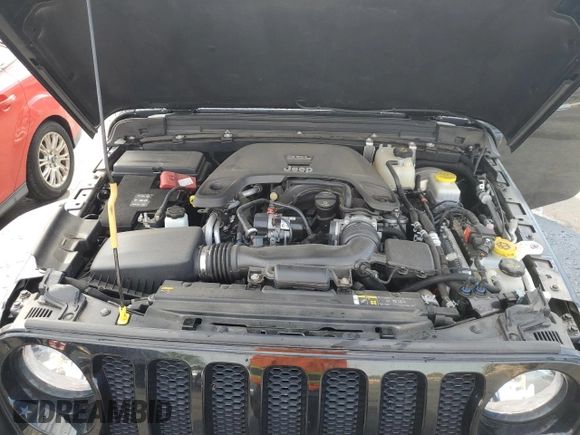 2021 Jeep Wrangler Unlimited Sport with VIN 1C4HJXDG5MW509925, listed as a Copart auction lot 56345885 with 25,549 mi miles and Salvage title. Bid and sale history available at DreamBid. Image 12.