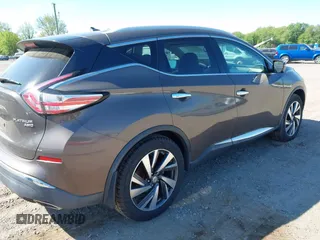 2015 Nissan Murano SL with VIN 5N1AZ2MH7FN271151, listed as a IAAI auction lot 42227107 with 94,211 mi miles and . Bid and sale history available at carsss.com. Image 4.
