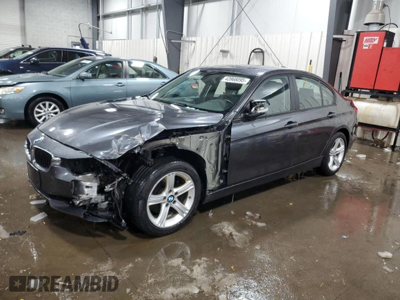 2015 BMW 3 Series 320i xDrive with VIN WBA3C3C59FK203363, listed as a Copart auction lot 43968095 with 99,468 mi miles and Salvage Title. Bid and sale history available at carsss.com. Image 1.