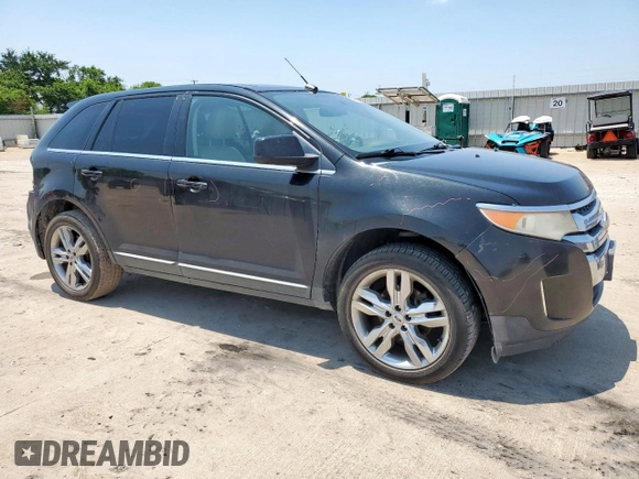 2011 Ford Edge Limited with VIN 2FMDK3KC6BBA05978, listed as a Copart auction lot 59357395 with 106,167 mi miles and Salvage title. Bid and sale history available at DreamBid. Image 4.