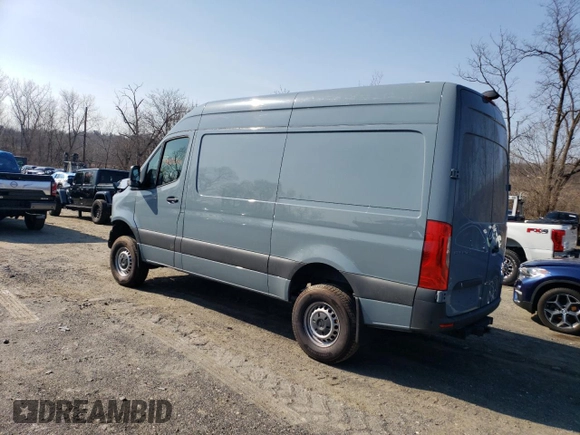 2021 Mercedes-Benz Sprinter with VIN W1Y4EBVY4MT082599, listed as a Copart auction lot 44882634 with 22,930 mi miles and . Bid and sale history available at DreamBid. Image 2.