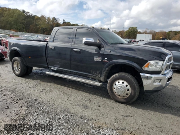 2017 Ram 3500 Longhorn with VIN 3C63RRKL9HG528570, listed as a Copart auction lot 79859184 with 99,041 mi miles and Salvage Title. Bid and sale history available at carsss.com. Image 4.