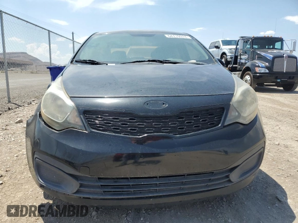 2013 Kia Rio LX with VIN KNADM4A37D6164867, listed as a Copart auction lot 64719374 with 112,840 mi miles and Salvage Title. Bid and sale history available at carsss.com. Image 5.