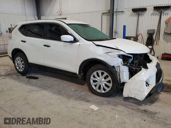 2016 Nissan Rogue S with VIN JN8AT2MV5GW152672, listed as a Copart auction lot 52800985 with 143,615 mi miles and Salvage Title. Bid and sale history available at carsss.com. Image 4.