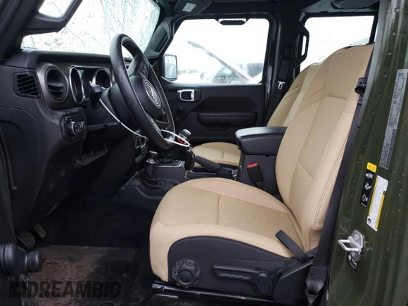2022 Jeep Gladiator Willys with VIN 1C6HJTAG5NL112545, listed as a Copart auction lot 87320534 with 13,723 mi miles and Salvage title. Bid and sale history available at DreamBid. Image 7.