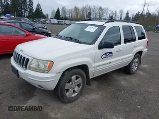 2001 Jeep Grand Cherokee Limited with VIN 1J4GW58N01C587109, listed as a IAAI auction lot 41929445 with 247,066 mi miles. Bid and sale history available at carsss.com. Image 2.