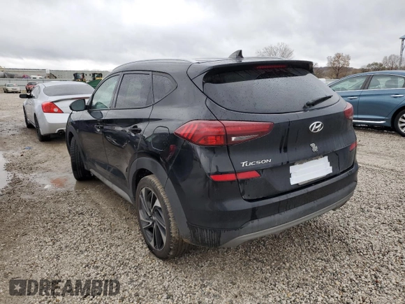 2019 Hyundai Tucson Sport with VIN KM8J33AL1KU063539, listed as a Copart auction lot 81224894 with 134,754 mi miles and Salvage Title. Bid and sale history available at carsss.com. Image 2.