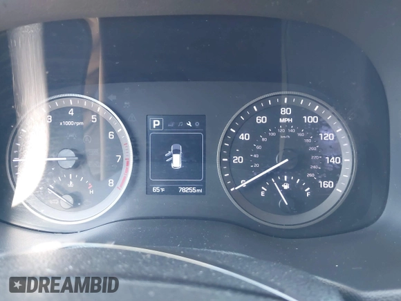 2018 Hyundai Tucson Sport with VIN KM8J33AL1JU817635, listed as a IAAI auction lot 41889913 with 78,255 mi miles. Bid and sale history available at carsss.com. Image 7.