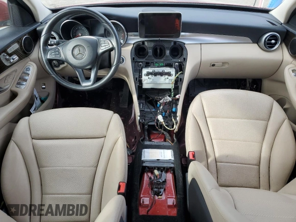2018 Mercedes-Benz C 300 with VIN 55SWF4KB2JU270301, listed as a Copart auction lot 63283665 with 71,321 mi miles and Salvage title. Bid and sale history available at DreamBid. Image 8.