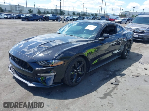 2022 Ford Mustang GT with VIN 1FA6P8CF3N5110805, listed as a IAAI auction lot 41943468 with 27,247 mi miles and . Bid and sale history available at carsss.com. Image 20.