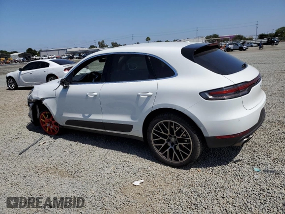 2021 Porsche Macan S z VIN WP1AB2A59MLB30124, wystawiony jako Copart lot #56341795 z przebiegiem 36 969 mil mil oraz Szkoda całkowita • Salvage title. Historia ofert i sprzedaży dostępna na DreamBid. Obrazek 2.