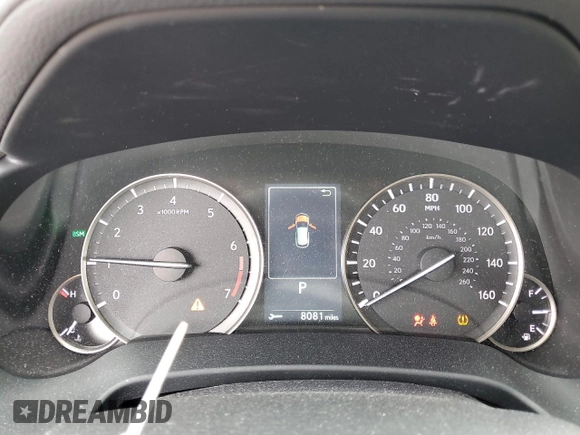 2021 Lexus RX 350 with VIN 2T2JZMAA4MC203103, listed as a Copart auction lot 54626645 with 8,081 mi miles and Salvage Title. Bid and sale history available at DreamBid. Image 9.