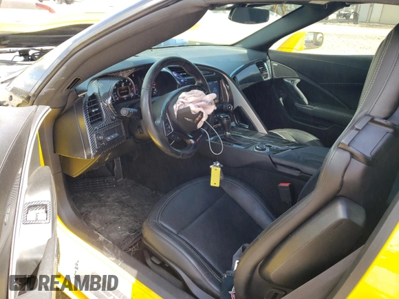 2018 Chevrolet Corvette Z06 1LZ with VIN 1G1YP2D62J5600301, listed as a Copart auction lot 64827244 with 41,767 mi miles and Salvage Title. Bid and sale history available at carsss.com. Image 8.
