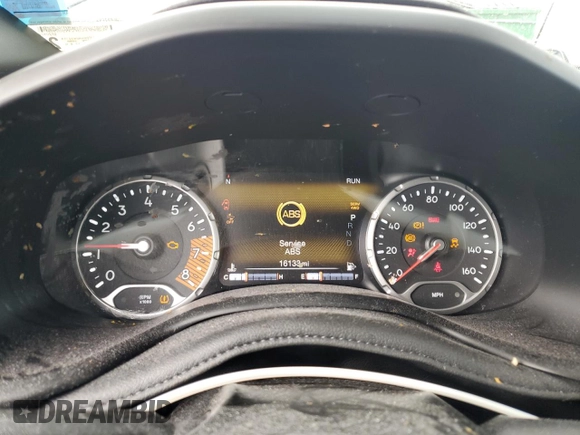 2021 Jeep Renegade Latitude with VIN ZACNJDBB6MPN30754, listed as a Copart auction lot 57025535 with 16,133 mi miles and Salvage title. Bid and sale history available at DreamBid. Image 9.