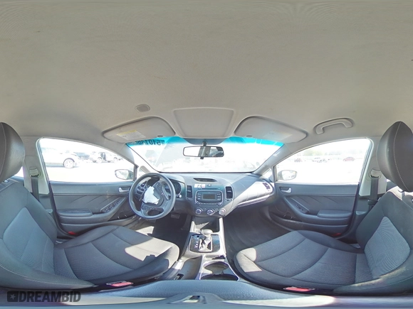 2017 Kia Forte LX with VIN 3KPFK4A74HE149795, listed as a Copart auction lot 51014685 with 0 mi miles and Salvage Title. Bid and sale history available at carsss.com. Image 12.