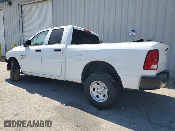 2023 Ram 1500 Tradesman with VIN 1C6RR6FG9PS534852, listed as a Copart auction lot 44083285 with 14,601 mi miles and Salvage title. Bid and sale history available at DreamBid. Image 2.