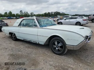 1961 Ford Thunderbird with VIN 1Y71Z127236, listed as a Copart auction lot 54090175 with 75,211 mi miles and Clean Title. Bid and sale history available at DreamBid. Image 4.