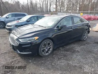 2019 Ford Fusion SEL with VIN 3FA6P0CD8KR265181, listed as a IAAI auction lot 41942425 with 66,228 mi miles and . Bid and sale history available at DreamBid. Image 2.