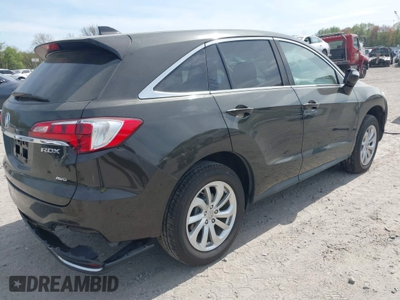 2016 Acura RDX Technology with VIN 5J8TB4H57GL028192, listed as a IAAI auction lot 42114972 with 109,430 mi miles and . Bid and sale history available at carsss.com. Image 4.