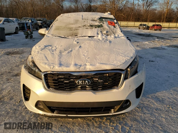 2020 Kia Sorento LX with VIN 5XYPGDA39LG687228, listed as a Copart auction lot 86843204 with 58,971 mi miles and Salvage Title. Bid and sale history available at carsss.com. Image 5.