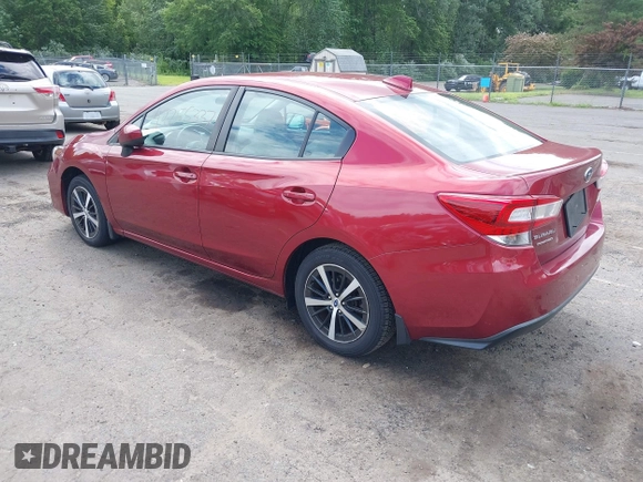 2019 Subaru Impreza Premium with VIN 4S3GKAC60K3609069, listed as a IAAI auction lot 42755337 with 90,437 mi miles and . Bid and sale history available at DreamBid. Image 3.