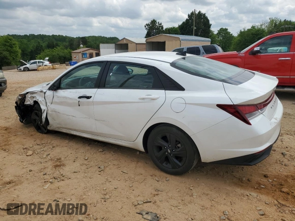 2022 Hyundai Elantra with VIN 5NPLM4G2NH063289, listed as a Copart auction lot 54551105 with 25,908 mi miles and Salvage title. Bid and sale history available at DreamBid. Image 2.