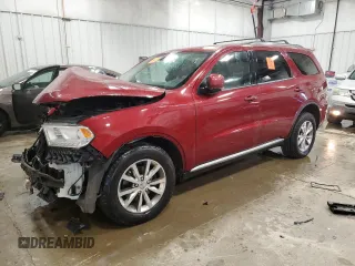 2014 Dodge Durango Limited with VIN 1C4RDJDG3EC279152, listed as a Copart auction lot 43784295 with Not Provided miles and Non Repairable. Bid and sale history available at carsss.com. Image 1.