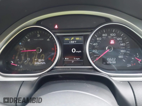 2014 Audi Q7 3.0L TDI Prestige with VIN WA1WMAFE0ED018516, listed as a IAAI auction lot 41749208 with 129,498 mi miles. Bid and sale history available at carsss.com. Image 7.