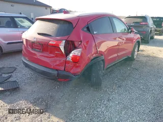 2016 Honda HR-V EX-L w/Navi with VIN 3CZRU6H73GM730163, listed as a IAAI auction lot 41716262 with 44,962 mi miles. Bid and sale history available at carsss.com. Image 4.