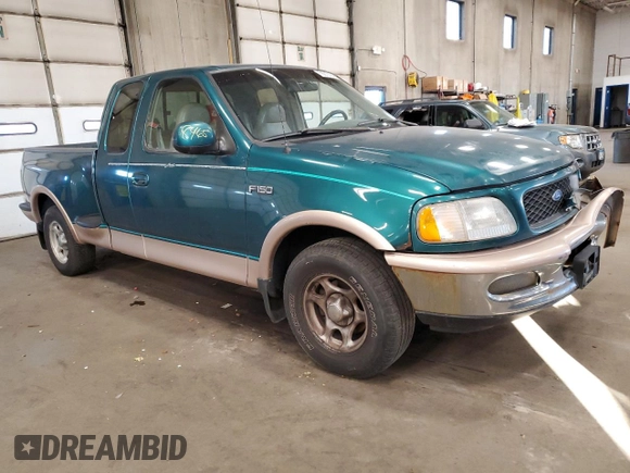 1997 Ford F-150 XL with VIN 1FTDX07W8VKA61728, listed as a Copart auction lot 79912784 with 213,103 mi miles and Non repairable. Bid and sale history available at DreamBid. Image 4.