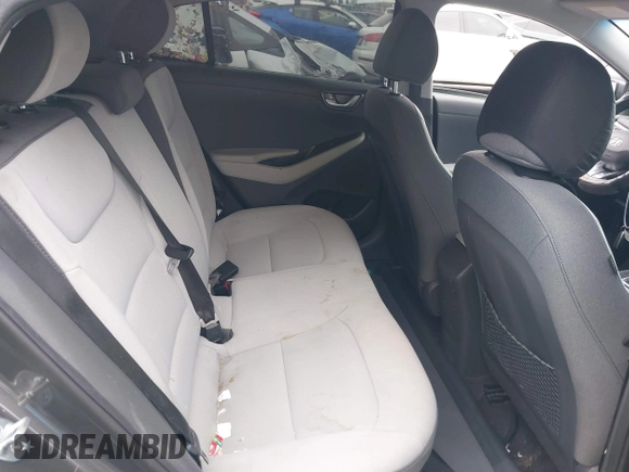 2022 Hyundai Ioniq Blue with VIN KMHC65LC0NU281307, listed as a IAAI auction lot 41862146 with 61,061 mi miles and . Bid and sale history available at DreamBid. Image 8.