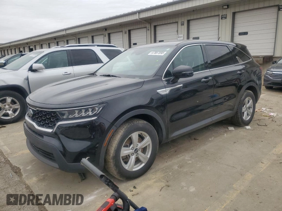 2021 Kia Sorento LX with VIN 5XYRG4LC4MG001331, listed as a Copart auction lot 47887095 with 69,973 mi miles and Salvage Title. Bid and sale history available at carsss.com. Image 1.