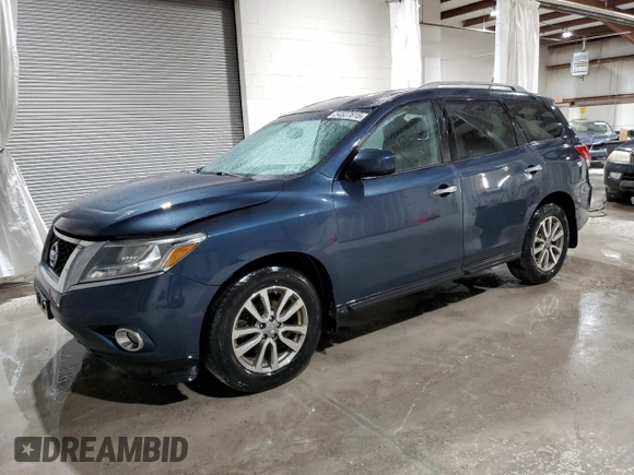 2016 Nissan Pathfinder Platinum with VIN 5N1AR2MM7GC601266, listed as a Copart auction lot 54527615 with 178,046 mi miles and Salvage Title. Bid and sale history available at carsss.com. Image 1.
