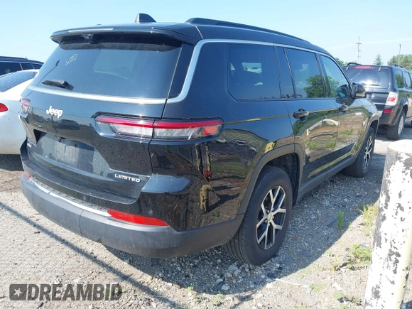 2024 Jeep Grand Cherokee Limited z VIN 1C4RJKBG3R8549670, wystawiony jako IAAI lot #42685618 z przebiegiem 41 868 mil mil oraz . Historia ofert i sprzedaży dostępna na DreamBid. Obrazek 4.
