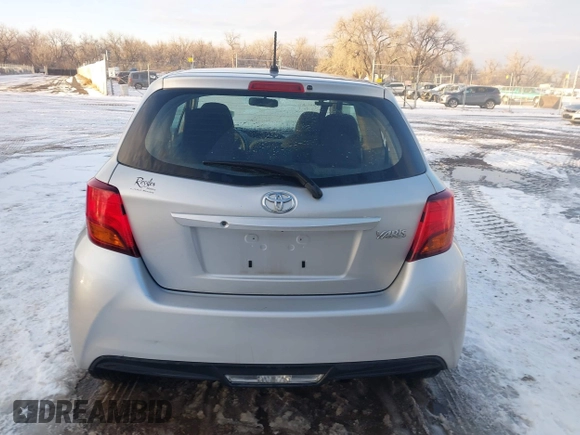 2015 Toyota Yaris L with VIN VNKJTUD36FA036518, listed as a IAAI auction lot 41233406 with 138,481 mi miles. Bid and sale history available at carsss.com. Image 16.