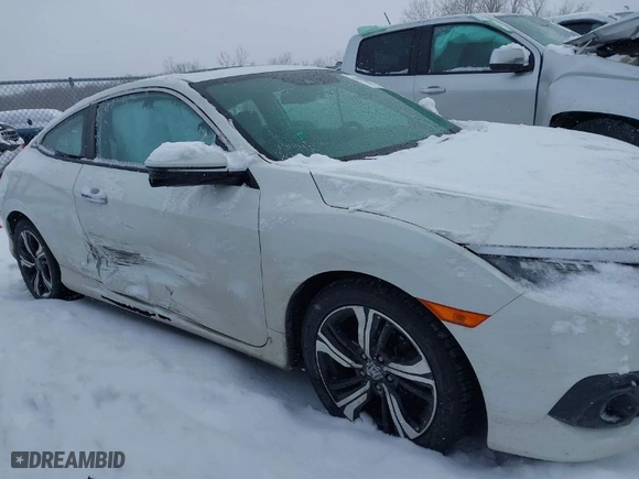 2016 Honda Civic Coupe Touring with VIN 2HGFC3B91GH351389, listed as a IAAI auction lot 41612467 with 78,934 mi miles. Bid and sale history available at carsss.com. Image 13.