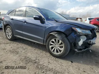 2018 Acura RDX Technology with VIN 5J8TB3H59JL015381, listed as a Copart auction lot 44217845 with 107,766 mi miles and Salvage Title. Bid and sale history available at DreamBid. Image 4.