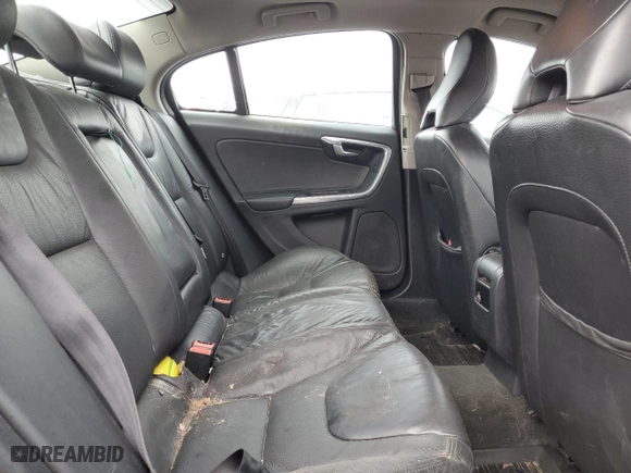 2012 Volvo S60 T5 with VIN YV1622FS7C2140817, listed as a Copart auction lot 89001115 with 97,569 mi miles and Salvage Title. Bid and sale history available at carsss.com. Image 10.