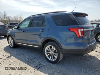 2018 Ford Explorer XLT with VIN 1FM5K7D8XJGB89107, listed as a Copart auction lot 51527655 with 54,724 mi miles and Salvage Title. Bid and sale history available at DreamBid. Image 2.